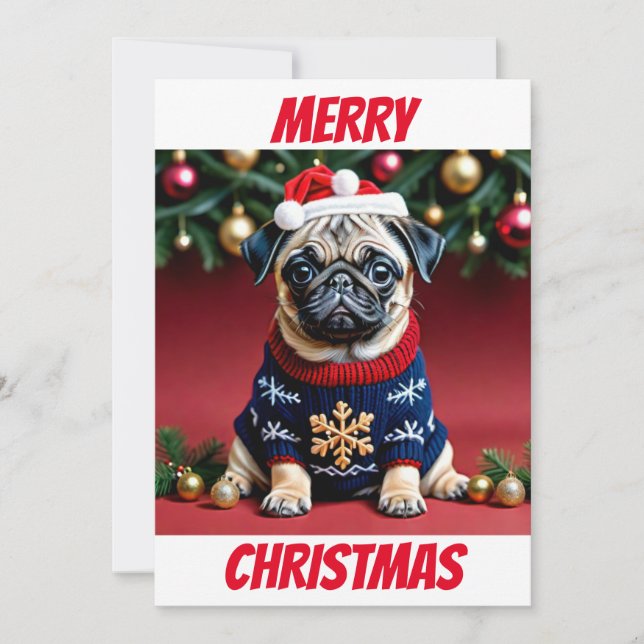 The Perfect Gift for Dog Lovers Holiday Card (Front)