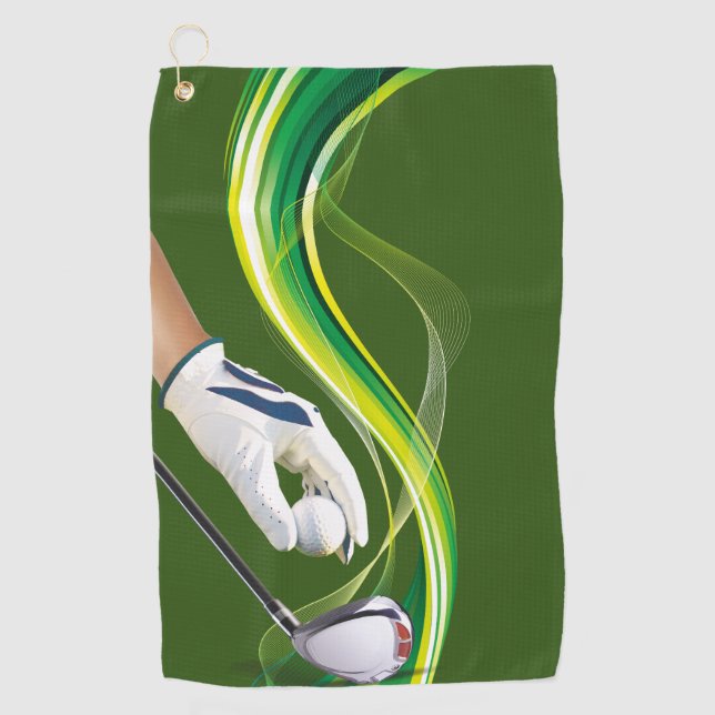 The Perfect Gift for Your Golf-Loving Dad Golf Towel (Front)