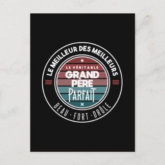 The perfect great grandpa postcard