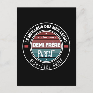 The perfect half brother postcard