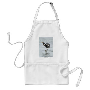 The Perfect Landing Blue Heron Gifts Standard Apron