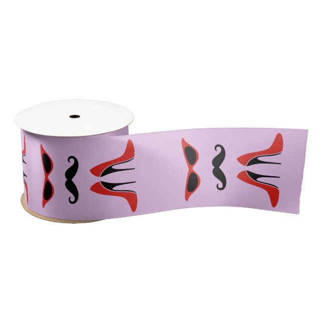 The Perfect Look in Black & Red + your idea Satin Ribbon (Spool)
