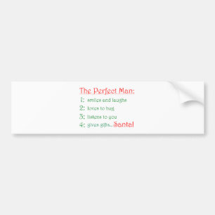 The Perfect Man-bumper sticker