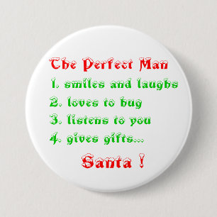 The Perfect Man -buttons 7.5 Cm Round Badge