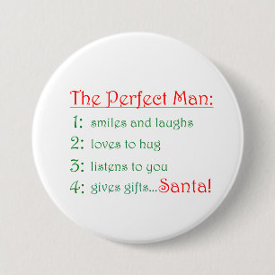 The Perfect Man -buttons 7.5 Cm Round Badge
