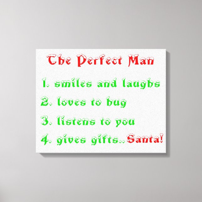 The Perfect Man-canvas print (Front)