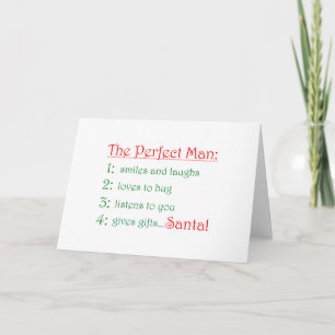 The Perfect Man-cards Holiday Card