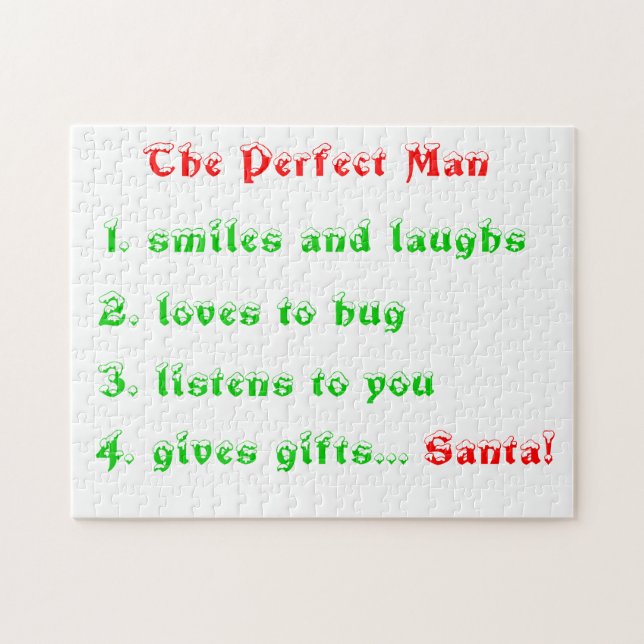 The Perfect Man-puzzle Jigsaw Puzzle (Horizontal)