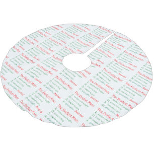 The Perfect Man-tree skirt Brushed Polyester Tree Skirt