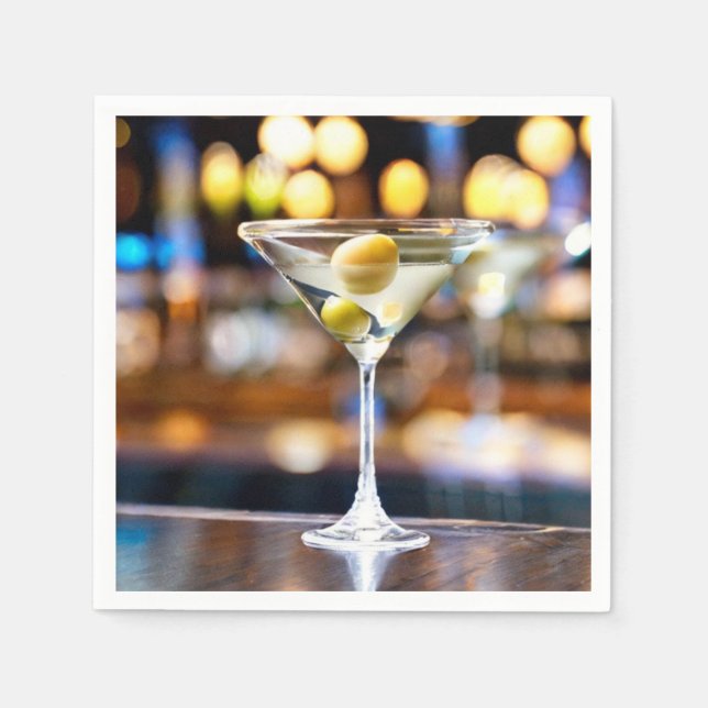 The Perfect Martini Napkins (Front)