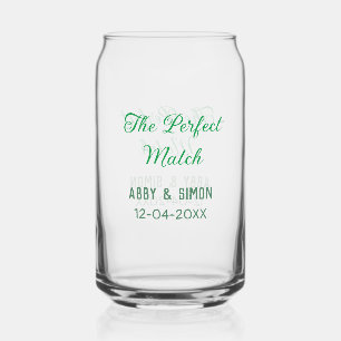 The perfect match add couple name date texture yea can glass