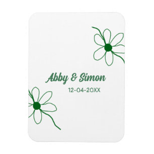 The perfect match add couple name date texture yea magnet