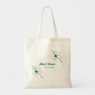 The perfect match add couple name date texture yea tote bag