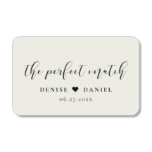 The perfect match Elegant wedding favours matchbox
