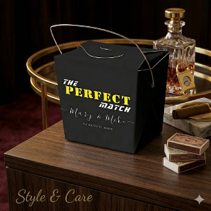The PERFECT Match - Large Take Out Favour Box