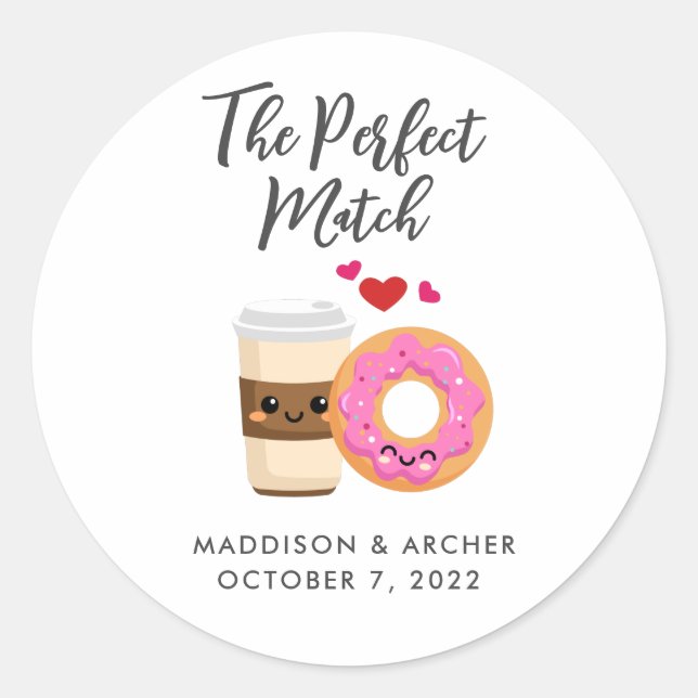 "The Perfect Match" Stickers (Front)