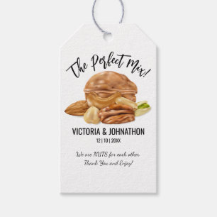 The Perfect Mix Nuts Thank You   Wedding Treat Gift Tags