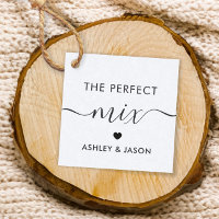 The Perfect Mix Spice or Trail Mix Gift Tag, Kraft