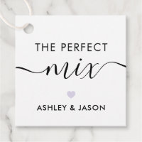 The Perfect Mix Spice or Trail Mix Tag, Lavender