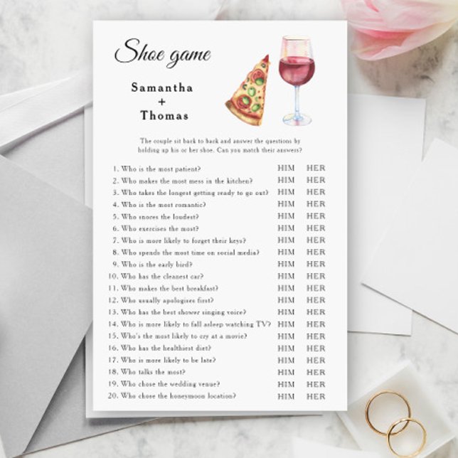 The perfect pair bridal shower Shoe game (Creator Uploaded)