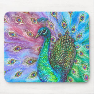 The Perfect Peacock. Mouse Mat