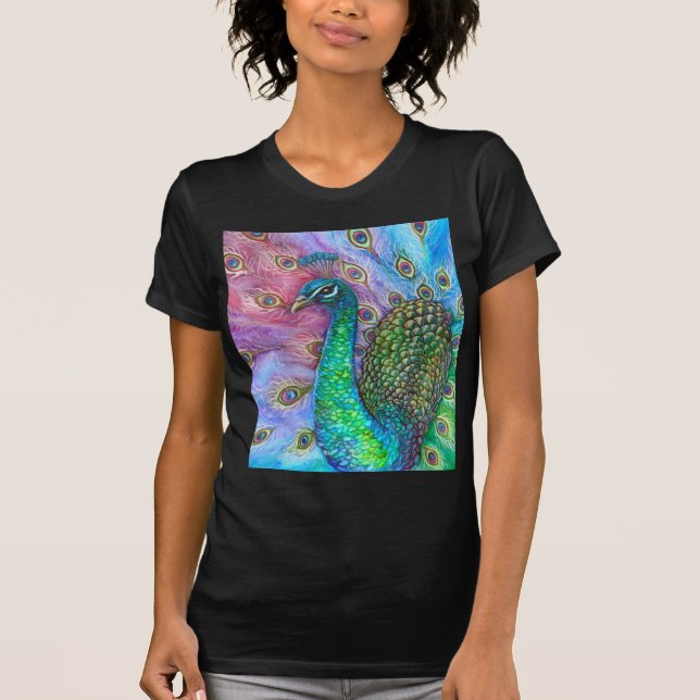 The Perfect Peacock. T-Shirt (Front)