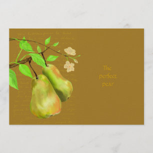 The Perfect Pear Invitation
