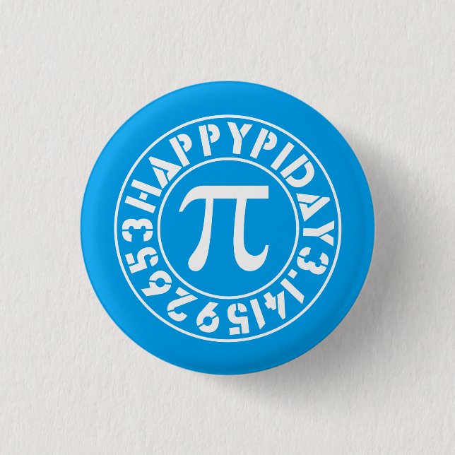 The Perfect Pi Day 3 Cm Round Badge (Front)