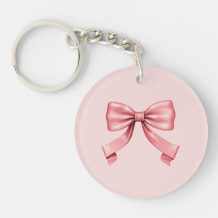 The Perfect Pink Bow Key Ring