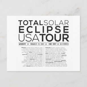 The Perfect Postcard for the Total Solar Eclipse!
