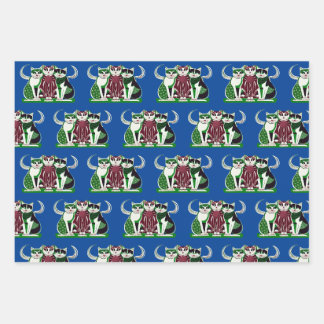 The perfect trio! wrapping paper sheet