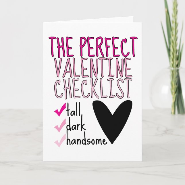The Perfect Valentine Holiday Card (Front)