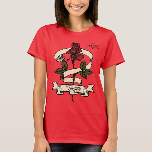 The Perfect Valentine's Day T-shirt - A Romantic G (Front)