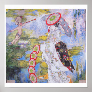 The Performance - collage art Poster