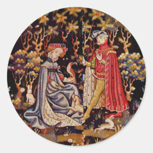 The Performance Of The Heart By Meister Der Schule Classic Round Sticker