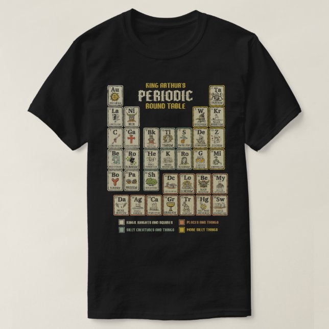 The Periodic Round Table T-Shirt (Design Front)