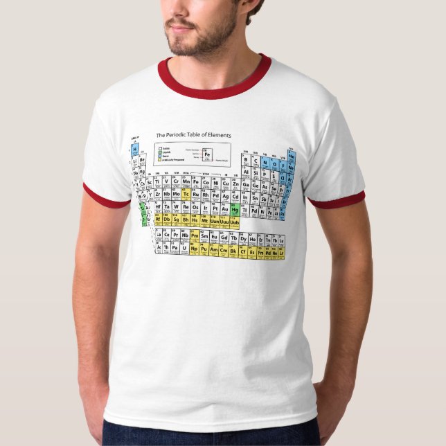 The Periodic Table of Elements T-Shirt (Front)