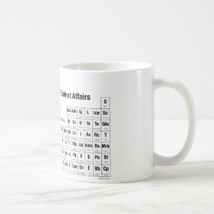 The Periodic Table of Student Affairs Mug