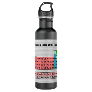 The Periodic Table of the Elements 710 Ml Water Bottle