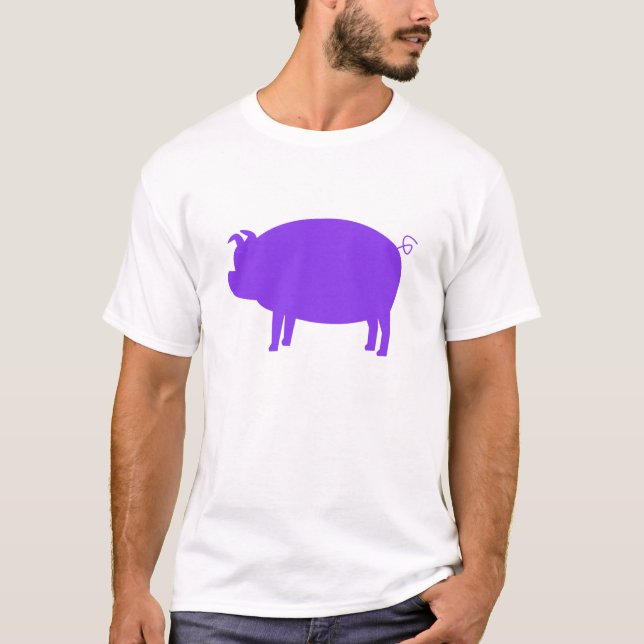 The Periwinkle Pig T-Shirt (Front)