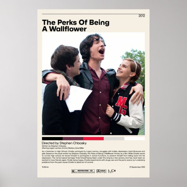 The Perks Of Being A Wallflower    Stephen Chbosky Poster (Front)