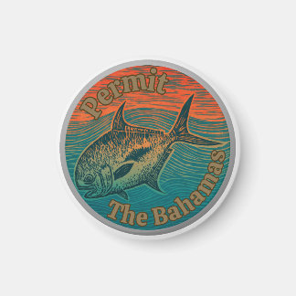 The permit game fish western Atlantic the bahamas Magnet