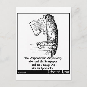 The Perpendicular Purple Polly Postcard
