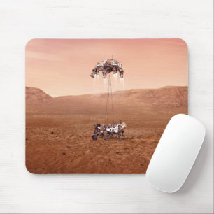 The Perseverance Rover Landing Safely On Mars. Mouse Mat