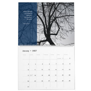 The Persimmon Tree: A Backyard Almanac, 2027 Calendar