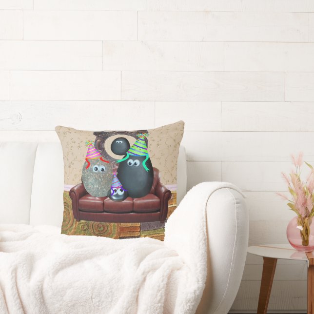 The Pet Rock Family Cushion (Couch)