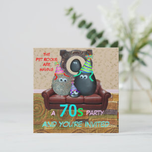 The Pet Rock Family Invitation