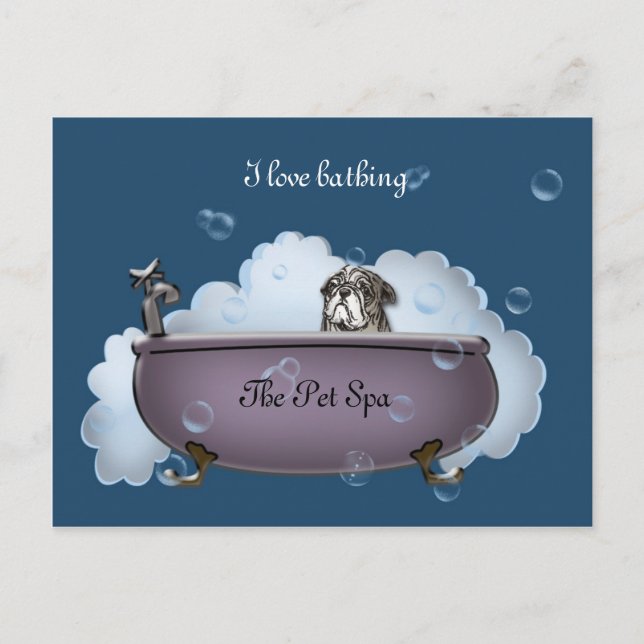 The Pet Spa Postcard (Front)