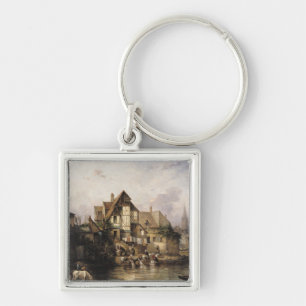 The Petits Murs Wash-House Key Ring