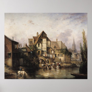 The Petits Murs Wash-House Poster